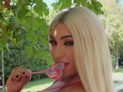 Anal, Blonde, Faciale, Hd, Talons, Huilée, De plein air, Jarretelles