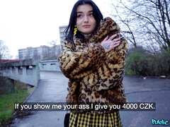 Минет, Европейки, Француженки, Пирсинг, На публике, Чулки, Студентка, Сиськи