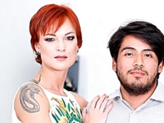 素人, アナル, デカチン, フェラチオ, バック, 赤毛, ガリガリ, ティーン