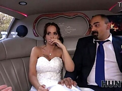 HUNT4K. Enticing bride-to-be rocks out with injured guy before husband