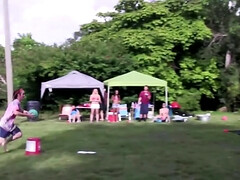 美女, 茶髪の, チン, 剃毛