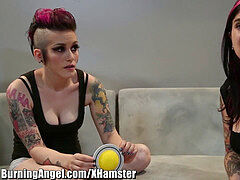 Эмо, Лесбиянка, Мастурбация, Оргазм, Тату