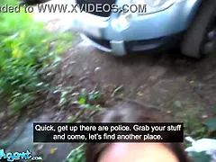 Public agent - beautiful day for xxx outdoors Pov Blowjob swift hard screw with czech babe dragon fruit