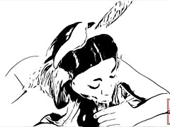 デカ尻, デカパイ, 黒人, フェラチオ, イマラチオ, 黒人, ハードコア, ゴックンする