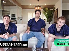 Kwartet, Groepseks, Hd, Ondergoed, Orgie, Sportoefening, Trio, Uniformpje