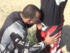 Naked men enjoy outdoor sex perversions in hot scenes