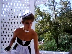 Blondine, Blasen, Schwanz, Fingern, Behaart, Milf, Flotter dreier, Vintage