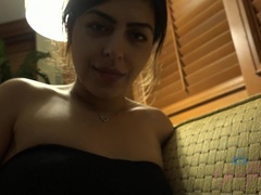 Amateur, Mamada, Morena, Corridas faciales, Novia, Pov, Fumando, Tetas