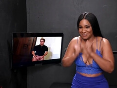 アメリカ人, デカ尻, 黒人, フェラチオ, 茶髪の, イく瞬間, 黒人, ハードコア