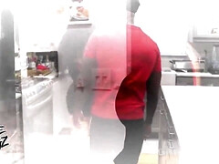 Grote mammen, Zwart, Rondborstig, Sperma shot, Zwart, Interraciaal, Monster, Tieten likken