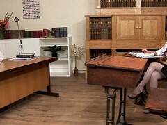 茶髪の, 大学生, Hd, レズビアン, 淫乱熟女, ペニスバンド, 生徒, 教師