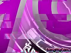 Enthousiasteling, Aziatisch, Lieveling, Grote mammen, Bruinharig, Koreaans, Tiener, Speelgoed