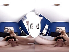 18, 3d, ダブル開発, ハードコア, Hd, 現実, ティーン, 三人