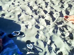 Любители, Пляж, Сумасшедшие, Группа, Зрелые, Милф, На публике, Сиськи