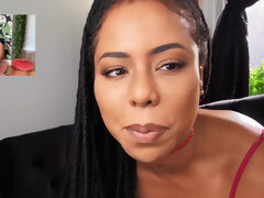 Cul, Noir ébène, Jeux, Seins naturels, Timide, Tatouage, String, Jouets