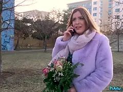 18, デカ尻, デカパイ, ブロンド, フェラチオ, Hd, イタリア人, 公共