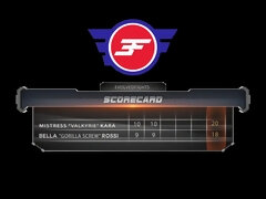 Mistress N Big-Breasted fight and masturbation