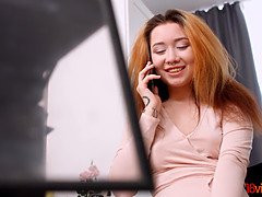 Pijpbeurt, Sperma, Sperma shot, Hd, Likken, Kut duiken, Roodharige vrouw, Tiener