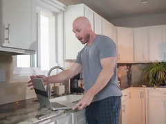 Kont, Grote mammen, Zwart, Interraciaal, Aftrekken, Keuken, Moeder die ik wil neuken, Nat