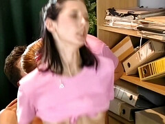 Arsch, Braunhaarige, Spermaladung, Lesbisch, Rotschopf, Flotter dreier, Titten, Vintage