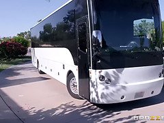 Brazzers House: Episode 1: Petite pornstars Kira Noire, Aaliyah Hadid, and Keiran Lee host a wild