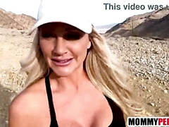 Blond, Moeder die ik wil neuken, Moeder, Buiten, Zoon, Taboe, Tiener, Trio