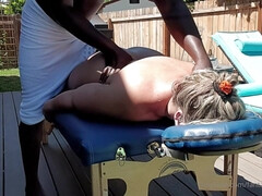 Amateur, Gorda, Culo grande, Tetas grandes, Rubia, Casero, Interracial, Masaje