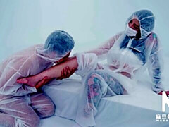 18, デカ尻, デカチン, デカパイ, フェラチオ, 茶髪の, バック, ガリガリ