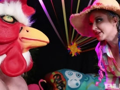 Anaal, Zwart, Blond, Man die toekijkt, Sperma shot, Lul, Hondjeshouding, Ruw