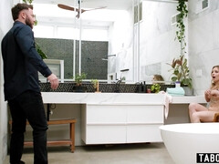 Arsch, Tussi, Grosser arsch, Blondine, Fingern, Masturbation, Muschi, Spanner