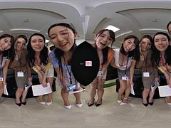 Tridimensionnel, Asiatique, Homme nu et filles habillées, Japonaise, Pov, Réalité