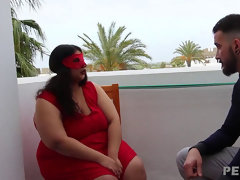 Leie, Wohlbeleibte schöne frauen, Blasen, Braunhaarige, Pummelig, Europäisch, Fett, Spanisch