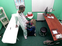 Lamer culo, Médico, Lamidas, Oficina, Bragas, Pene, Coño, Uniforme