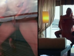 Anal, Cul, Cul à la bouche, Sucer une bite, Brunette brune, Couple, Bâillonner, Seins naturels