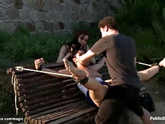 緊縛, 変態, ボンデージ, 服従, アウトドア, 苦痛, 公共, のぞき