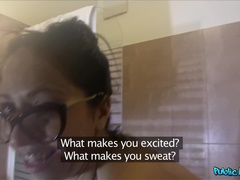 Enthousiasteling, Pijpbeurt, Sperma, Hondjeshouding, Buiten, Gezichtspunt, Douche, Bekijker