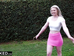 Grosser arsch, Grosser schwanz, Blondine, Besamung, Schwanz, Interrassisch, Masturbation, Titten