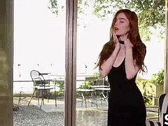 Masturbatie, Orgasme, Klein, Roodharige vrouw, Tiener