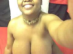 素人, 美女, 美人, 黒人, 黒人, オナニー, 一人, ウェブカメラ