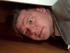 Большие сиськи, Чешки, Член, Сперма на лице, Рабыни, Втроем, Между сисек, Сиськи