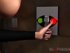 3d, アナル, 緊縛, ボンデージ, イマラチオ, チン, エクストリーム, ゴム