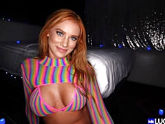 Grosser arsch, Grosser schwanz, Grosse titten, Hundestellung, Milf, Pov, Rotschopf, Kurzes haar