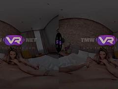 Tridimensionnel, Nana, Grosse bite, Gros seins, Domestique, Pov, Réalité, Suçant