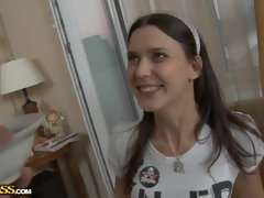 Naughty Teenager Veronica Swallows Ejaculant After Sex