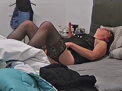 素人, 捕まる, ディルド, 毛深い, イタリア人, 下着, オナニー, 一人