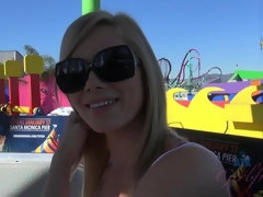 Amateur, Playa, Rubia, Novia, Pequeña, Perforación, Coño, Afeitado