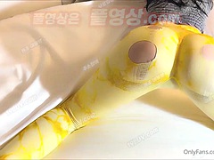 素人, アジア人, フェラチオ, 中出し, イく瞬間, グループ, 韓国人, 三人