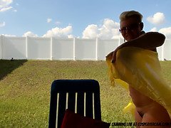 Schönheit, Blondine, Oma, Hd, Masturbation, Milf, Natürlichen titten, Schlaffe titten