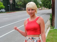 お尻, デカ尻, ブロンド, フェラチオ, 手コキする, キス, なめる, オマンコ