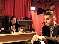 デカ尻, デカチン, デカパイ, フェラチオ, 茶髪の, バック, 淫乱熟女